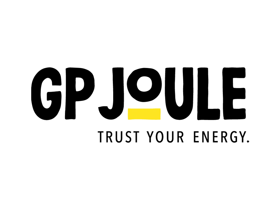 GP Joule Logo mit Schriftzug: Trust your Energy.