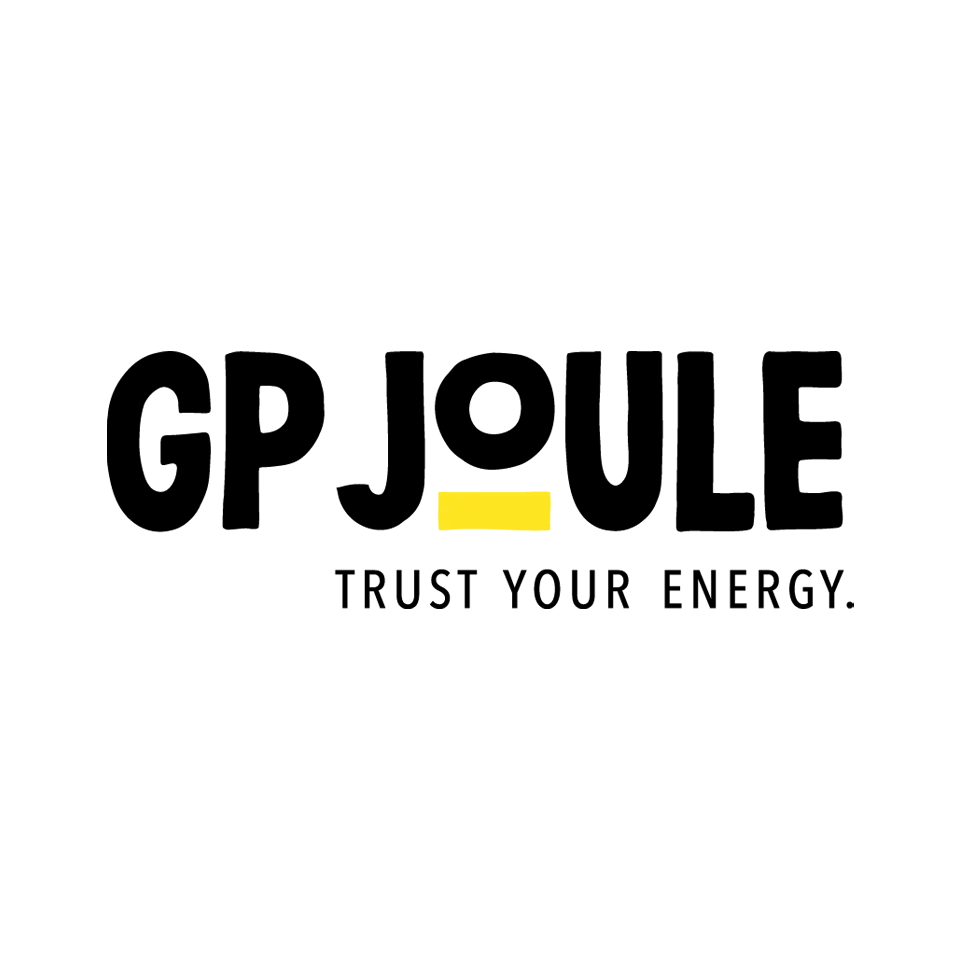 GP Joule Logo mit Schriftzug: Trust your Energy.
