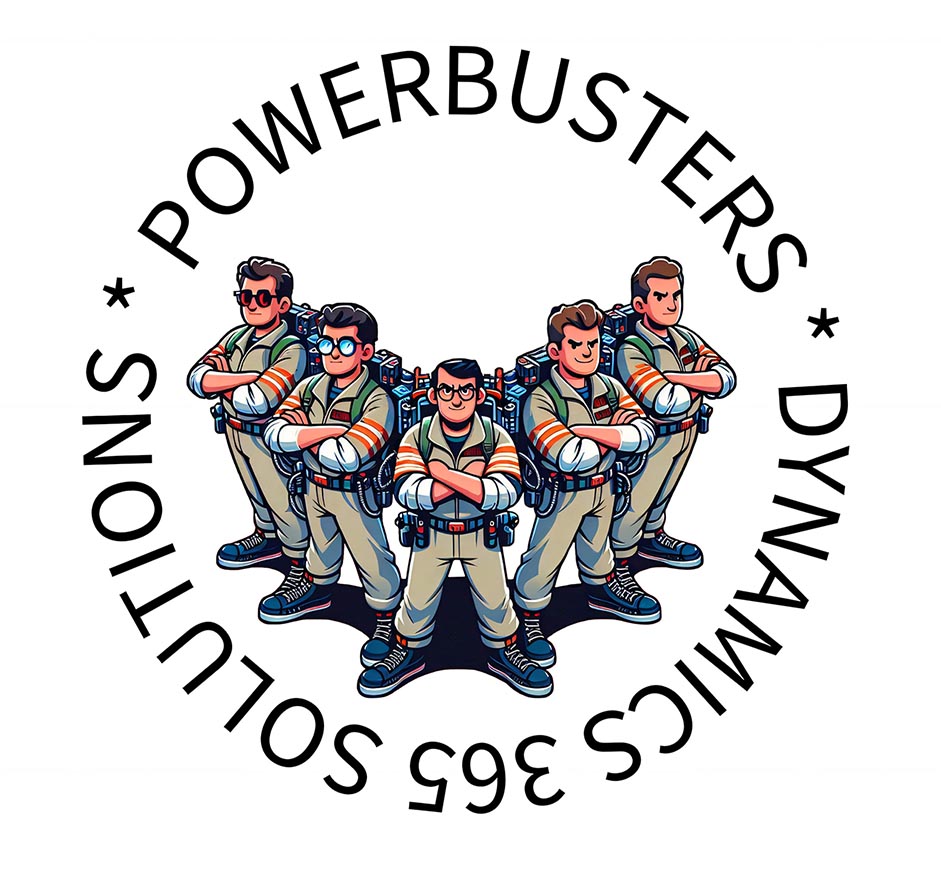Powerbusters Logo mit Schriftzug Dynamics 365 Solutions