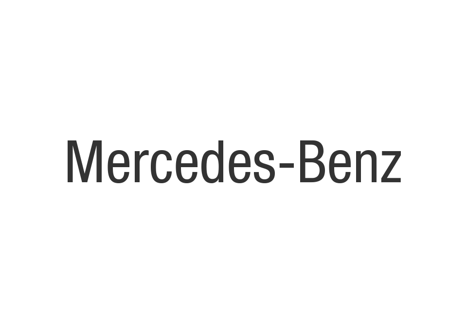 Mercedes-Benz Schriftzug