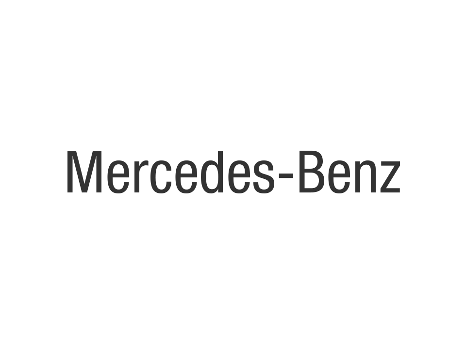 Mercedes-Benz Schriftzug